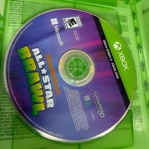 Nickelodeon All-Star Brawl Xbox Series X Xbox One Game Disc 2021 Fighting Game